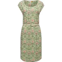 Ragwear Jurk 'Lilithe Ikat' beige / lichtgroen / pink / rood