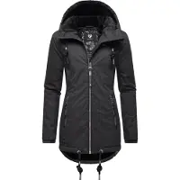 Ragwear Winterjas 'Zuzka' zwart