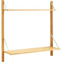 En.casa Wandrek Tingvoll 85x85x25 cm bamboe naturel []