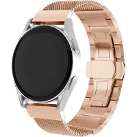 Strap-it Luxe metalen Milanese band geschikt voor Polar Ignite / Ignite 2 / Ignite 3 / Unite / Pacer - rosé goud