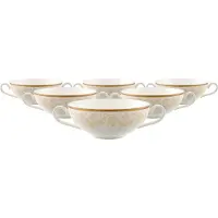 Villeroy & Boch Suppen-Obertassen Ivoire 200 ml Set van 6