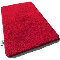 Casa Pura Badmat SKY - Badmat in Vierkant & Rond - Antisliprug - Bessenrood - 80 x 150 cm