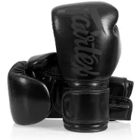 Fairtex Microfiber (Kick)bokshandschoenen - Zwart - 16 oz