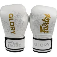 Fairtex Glory Limited Edition 3.0 (Kick)bokshandschoenen - Wit - 12 oz