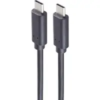 Shiverpeaks USB Kabel 3.2 USB Typ C Stecker auf USB Typ C Stecker, Gen 2x2 schwarz, 0,5m