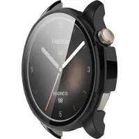 Strap-it Hard case hoesje met glasplaatje - geschikt voor de Amazfit Balance - zwart