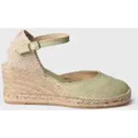 Toni pons Espadrilles met sleehak van jute en gesp | CALDES