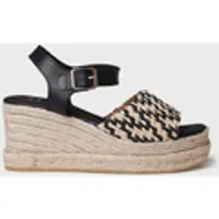 Toni pons Dames espadrille met hoge sleehak van stof | HANNA