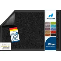 Floordirekt Deurmat - Droogloopmat - Schoonloopmat - Rhine - Zwart - 40 x 60 cm