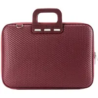 Bombata Trama Laptoptas met Vlechtpatroon - 15 / 16 inch - Dames - Bordeaux Rood