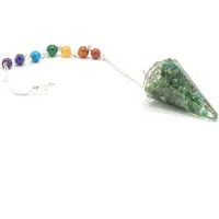 Ancient Wisdom Orgonite Power Chakra Pendulum - Groene Aventurijn
