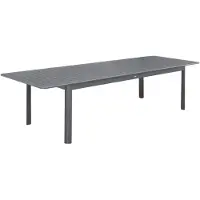 Sweeek - Tuintafel seattle uitschuifbaar aluminium, 10 personen, 227 / 290 x 100 x 75 cm
