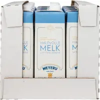 Meyerij - Houdbare Halfvolle Melk - 12x1 Liter - Grootverpakking - Horeca