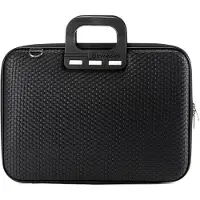Bombata Trama Laptoptas met Vlechtpatroon - 15 / 16 inch - Dames en Heren - Zwart