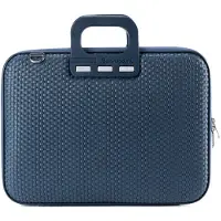 Bombata Trama Laptoptas met Vlechtpatroon - 13 / 14 inch - Dames en Heren - Blauw