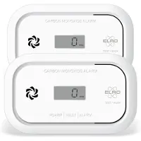 Elro 2-Pack FC5003 Koolmonoxidemelder | 10 jaar sensor | met display | 2 stuks