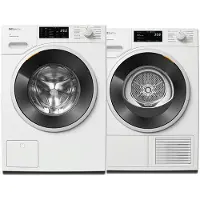Miele Bundel - Wasmachine WWB360 WCS QuickPowerWash + Droogkast TWC 640 WP EcoSpeed