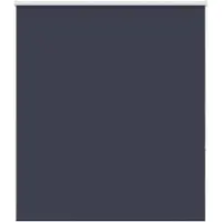 vidaXL Rolgordijn verduisterend 135x175 cm stofbreedte 131,6 cm blauw