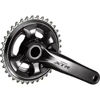 Shimano XTR FC-M9020 Zwengel 2x11-speed, 38-28 tanden grijs Pedaalarmlengte 175mm
