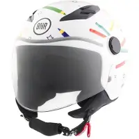 BHR 838 Kids – Kinderhelm Scooter – Veiligheid voor uw Kind – Scooterhelm voor Kinderen – Kinderhelm Motor - Potloden – Maat M