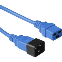 ACT C19 - C20 stroomkabel voor UPS/PDU - 3x 1,50mm / blauw - 3 meter