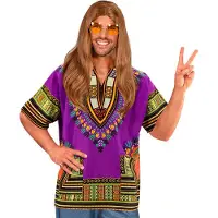 Widmann Dashiki Paars Shirt Man