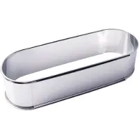 NA Cadre à pâtisserie ovale en inox extensible 27 à 40 cm Lares 6011-1