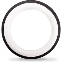 Sun baby Buitenband voor kinderfietsen 12 inch Zwart-Wit - 12 x 1/2 x 2 1/4 (57-203), hoogwaardig rubber, unidirectioneel