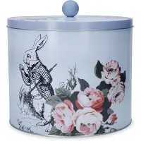 V&A Koektrommel, 17.5 x 18 cm, Metaal, Blauw - | Alice in Wonderland
