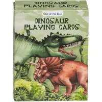 Out of the blue Dino Speelkaarten - Dinosaurus - Dinosaur Playing Cards - 54 Kaarten - Set Kaarten - ca. 5,7 x 8,7 cm - Jurassic - Kids - Stok Kaarten