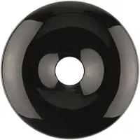 Ruben Robijn Obsidiaan zwart donut 40 mm