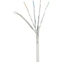 Renkforce RF-4145298 RJ45 patchkabel CAT 6a S/FTP, 20,00 meter, grijs, met vergrendelingsmechanisme en beschermkap, vlamvertragend, 1 stuk.