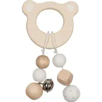 Goki Baby Bijtring: BEER H12cm, hout