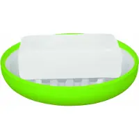 Spirella Zeephouder MOJI – Praktisch Zeepbakje voor de Badkamer – Robuust en Makkelijk te Reinigen – Modern Design