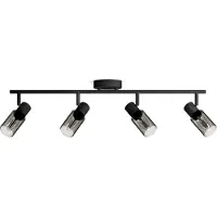 Philips Palms plafondspot | 4x E14 | Rookglas