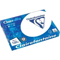 Clairefontaine 5 X Kopieerpapier Clairalfa A4 120gr wit 250vel