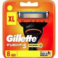 Gillette Fusion5 Power Scheermesjes Voor Mannen - 8 Navulmesjes - XL verpakking