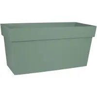 Eda TUSCANY Muur 80 cm - Plantenbak op Wielen - Volume 74 L - Waterreserve- en filterrooster - 79...