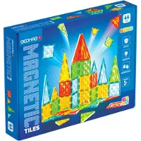 Geomag MagiCube - Educatief kinderspeelgoed - Magnetische tegels - Gerecycled kunststof - Milieubewust - 44-delige set