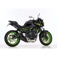 Shark Auspuff DSX-10 gecoat roestvrij staal mat zwart