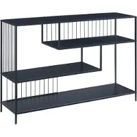 En.casa Console tafel Oxelösund 120x33x80 cm zwart []