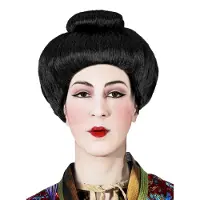 Maskworld Geisha Pruik - Carnaval Kostuum Pruik