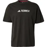 Adidas Functioneel shirt ' Classic Logo' zwart / wit