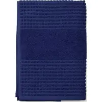 Juna Check handdoek 70x140 cm Marineblauw