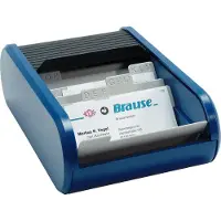 Helit visitekaartjesbox, blauw