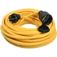 As Schwabe 60351 Stroom Verlengkabel Geel 25.00 m AT-N07V3V3-F 3G 2,5 mm²