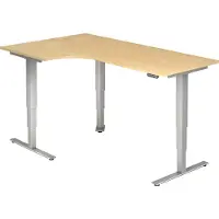 Hjh OFFICE PRO XDSM 82 S - Esdoorn 200 x 120 Tafelhoogte I Elektrisch in hoogte verstelbaar
