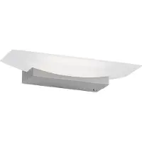 FISCHER&HONSEL GMBH LED-wandlamp Bowl TW, dimbaar, alu / grijs / zink, Woon-/ Eetkamer, metaal, Modern, LED wandlamp