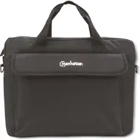 Manhattan Laptoptas - Zwart - 14 inch - draaghandvat/schouderriem Laptoptas Geschikt voor max. (laptop): 35,8 cm (14,1) Zwart