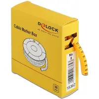 DeLOCK Cable Marker Box, No. 8, yellow, 500 pieces